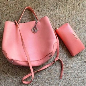 Michael Kors bag and wallet